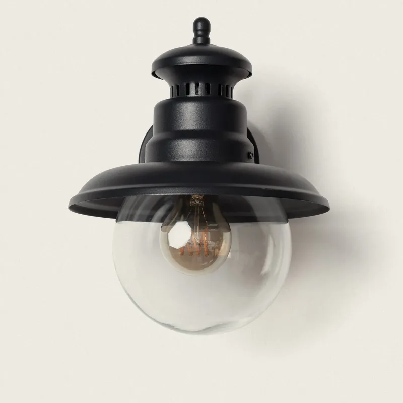 borne-de-jardin-noire-55cm-culot-e27-ip44-220v