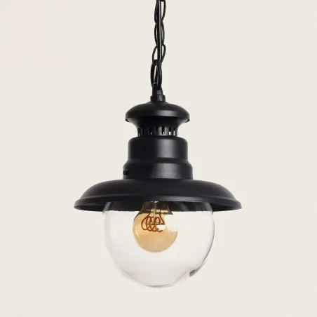 suspension-exterieure-noire-culot-e27-ip44-220v