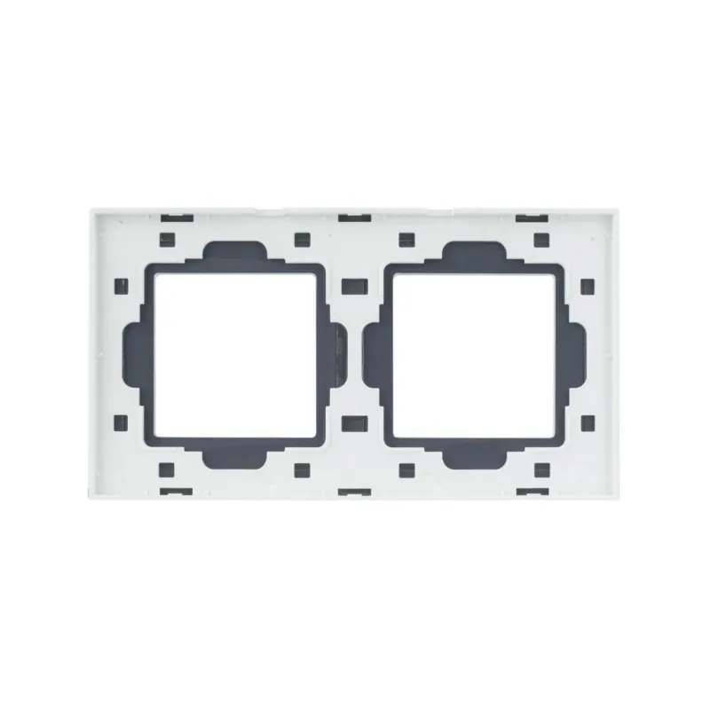 plaque-verre-double-postes-noir-ou-blanc
