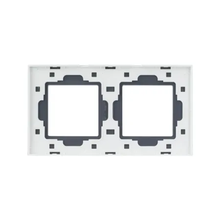 plaque-verre-double-postes-noir-ou-blanc