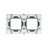 plaque-verre-double-postes-noir-ou-blanc