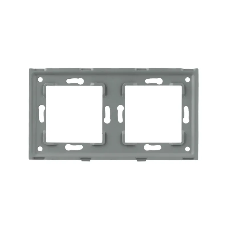 plaque-verre-double-postes-noir-ou-blanc