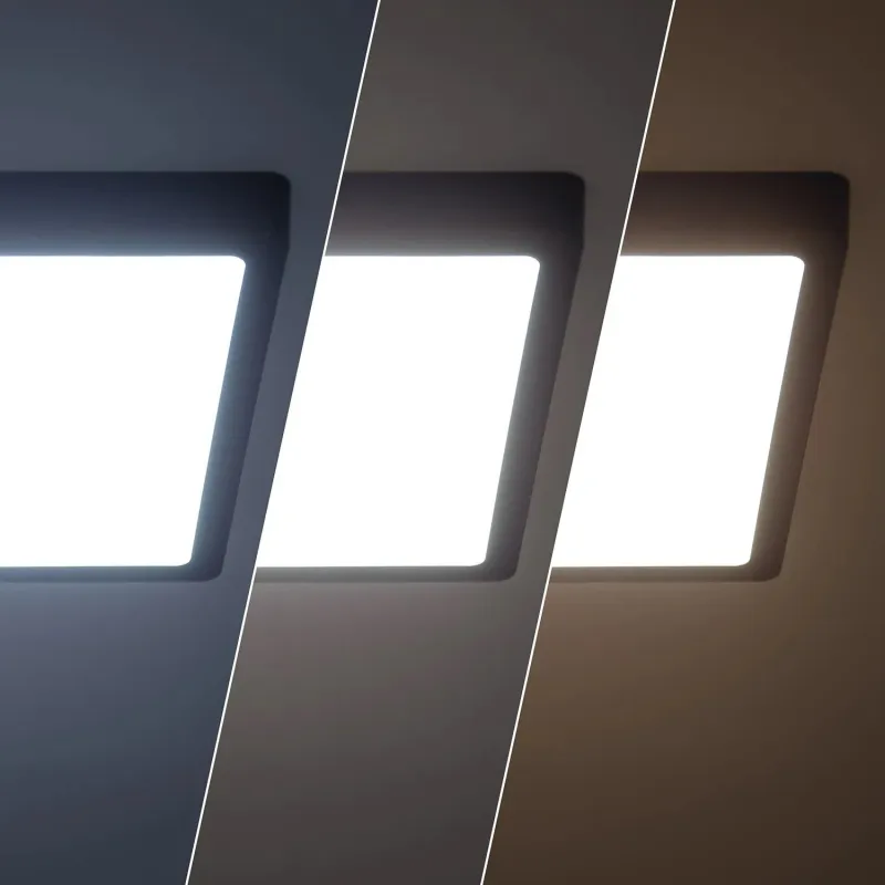 plafonnier-led-carre-18w-cct-20cm-3000k-4000k-6000k-metal-4-couleurs