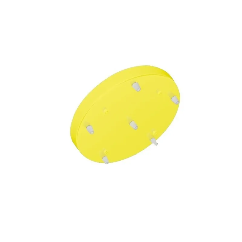 patère 6 passe-fils, rond, aluminium noir suspension