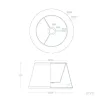 abat-jour-seul-tissu-conique-diametre-35cm-hauteur-20cm-x25cm
