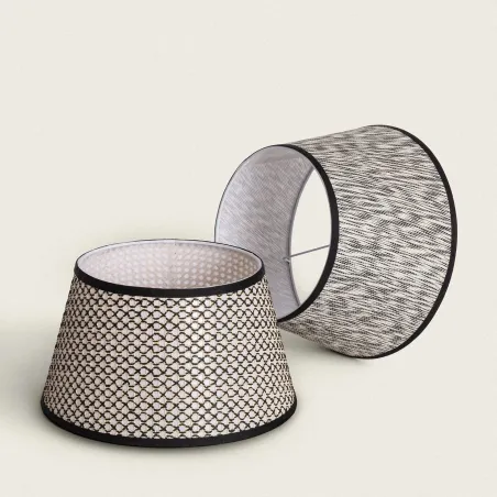 abat-jour-seul-tissu-conique-diametre-35cm-hauteur-20cm-x25cm