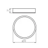 JASMIN 370-W M Plafonnier