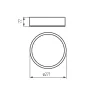 Plafonnier JASMIN 270-W M