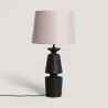 lampe-a-poser-bois-noir-et-abat-jour-tissu-