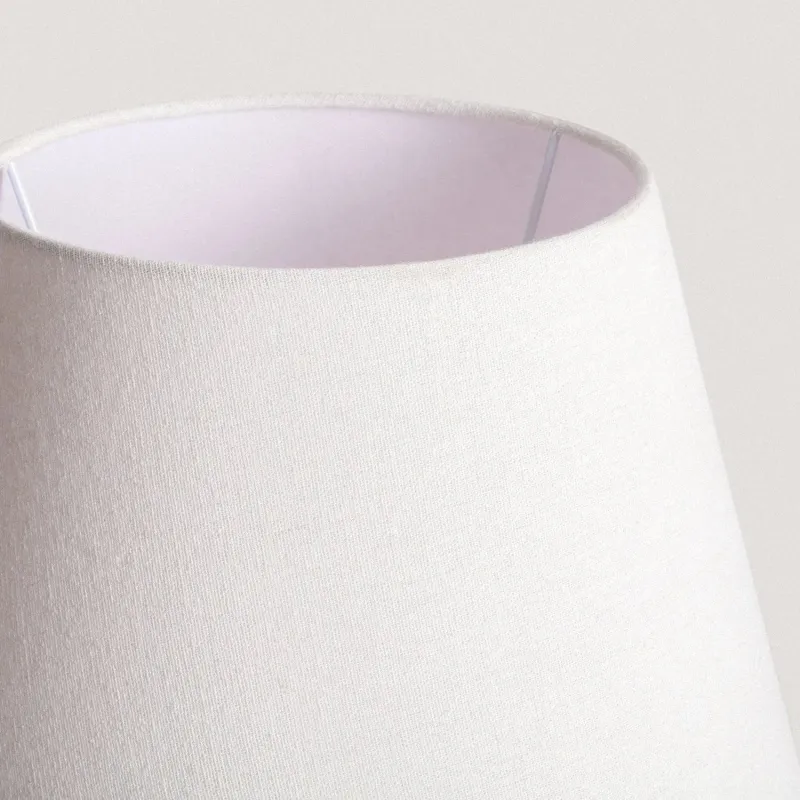 lampe-a-poser-terre-cuite-et-fonte-et-abat-jour-tissu-blanc