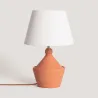 lampe-a-poser-terre-cuite-et-fonte-et-abat-jour-tissu-blanc