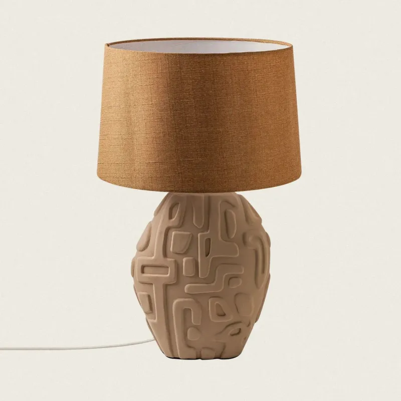 lampe-a-poser-ceramique-et-abat-jour-tissu