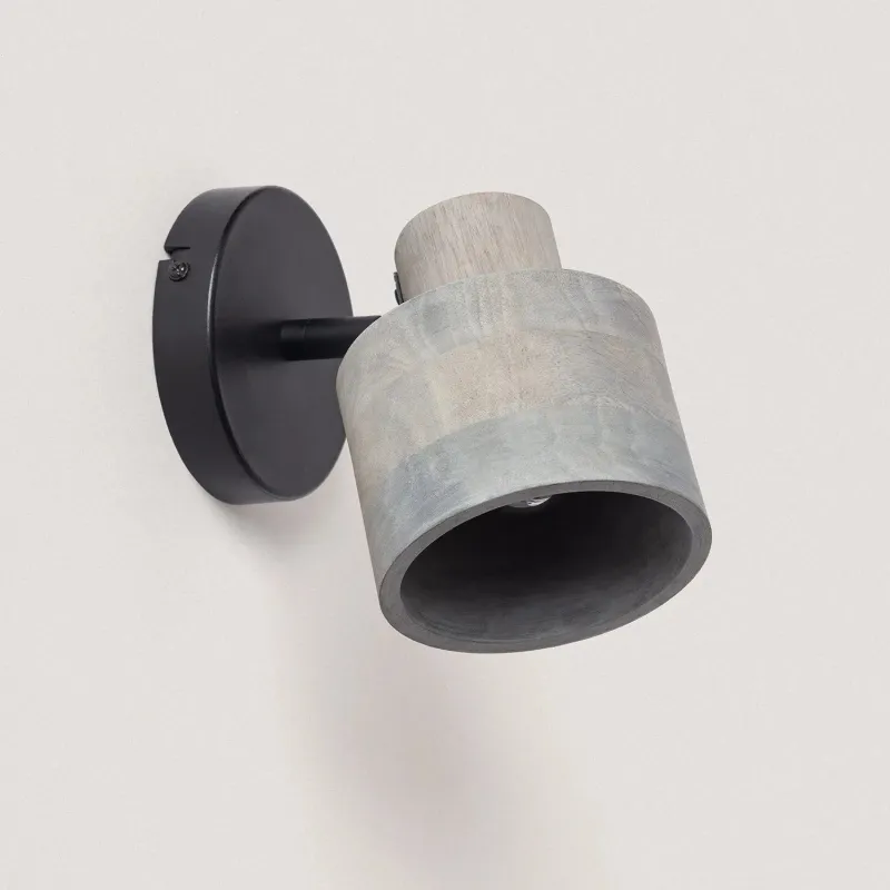 applique-murale-bois-orientable-metal-noir-e27-220v