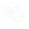 applique-murale-bois-orientable-metal-noir-e27-220v