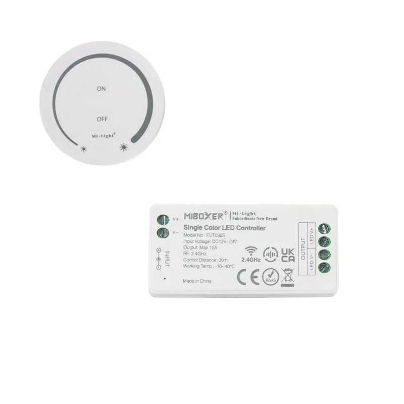 kit-controleur-variateur-rf-rgb-12-24v-telecommande-4-zones-miboxer