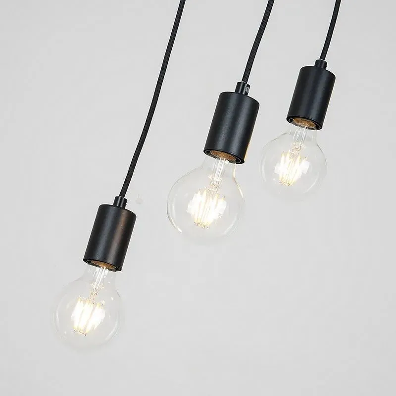 suspension-metal-noir-3-lampes-culot-e27