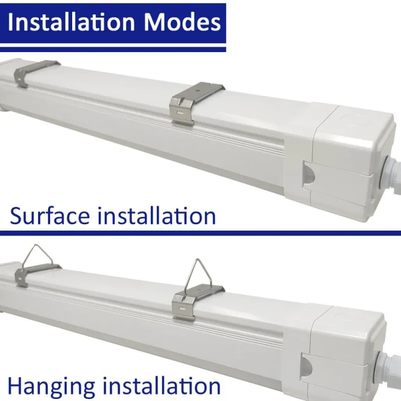 Réglette LED Étanche 60cm IP65 Multi-Puissance CCT – Garage, Atelier, Entrepôt