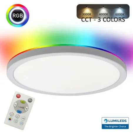 plafonnier-led-18w-rgbcct-rf-controle-dynamique-telecommande-variable