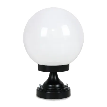 borne-boule-sur-poteau-ballon-noire-20cm