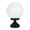 borne-boule-sur-poteau-ballon-noire-20cm