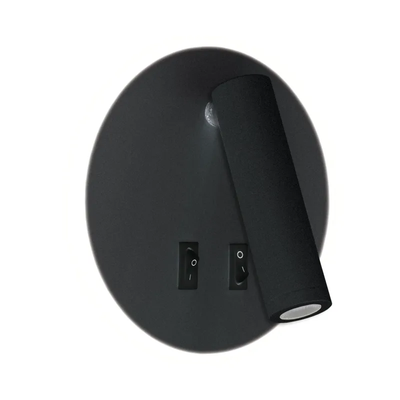 applique-liseuse-otello-led-6w3w-noire-luminaire-led-decoratif
