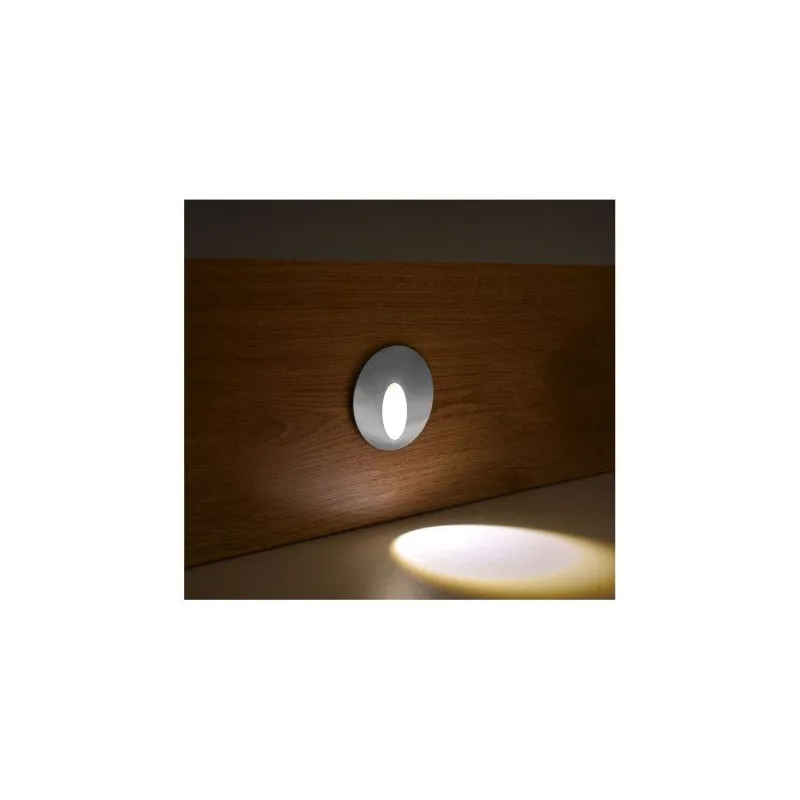 spot-encastrable-mural-led-balise-o80-mm-3w-rond-3000k-ip54