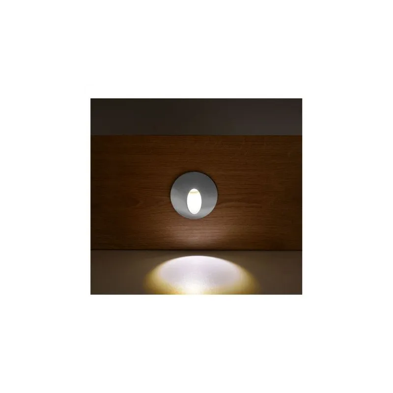 spot-encastrable-mural-led-balise-o80-mm-3w-rond-3000k-ip54