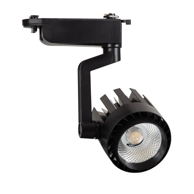 xiled-projecteur-led-30w-noir-36-cri-80-2400lm-3000k-4000k-6000k-sur-rail-1-allumages-aluminium-monophase-boutiques-commerces