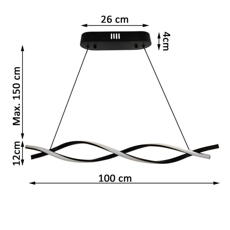 suspension-led-24w-double-twist-noir-4000k