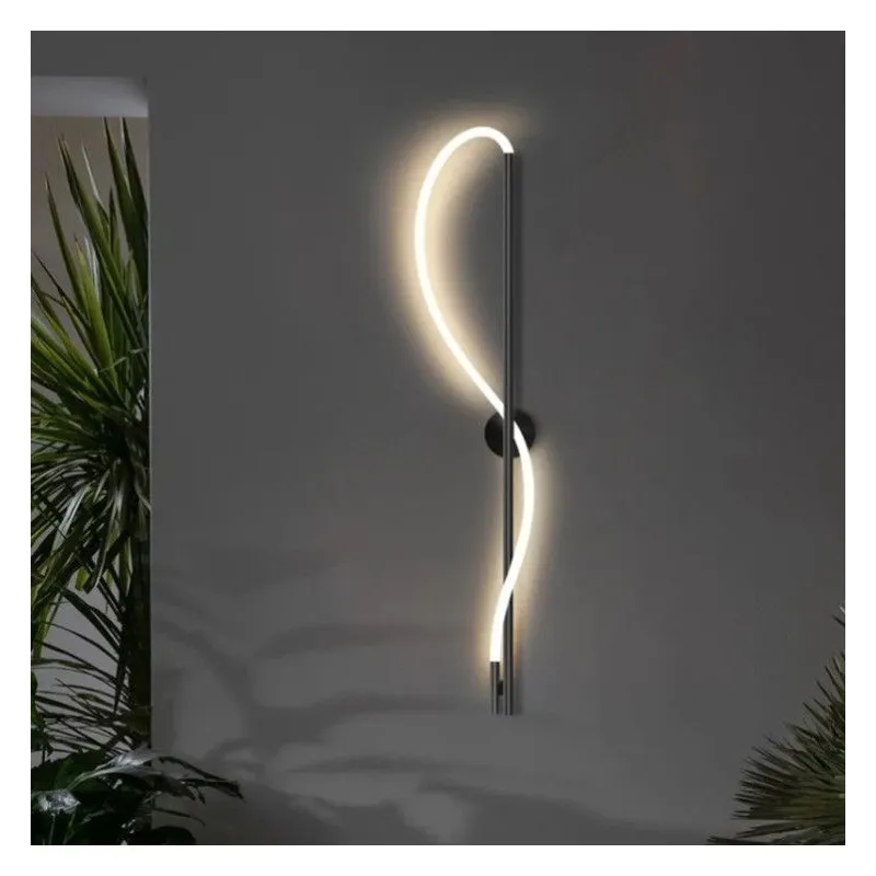 applique-plume-d-ange-ceramique-et-dore-20w-led-cct
