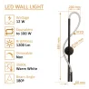 applique-plume-d-ange-ceramique-et-dore-20w-led-cct