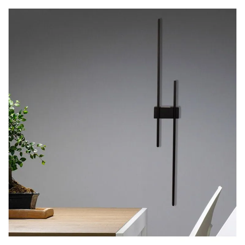 applique-6w-led-2700k-600lm-simple-tige-noire-45cm