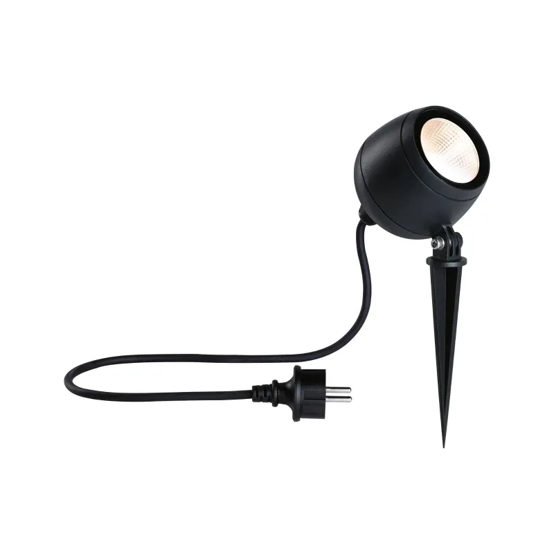 projecteur-de-jardin-led-kikolo-ip65-90mm-3000k-8w-520lm-230v-20-anthracite-aluminium-piquet-plastique