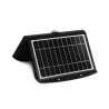 APPLIQUE MURALE LED SOLAIRE 8W 4000K NOIR + DÉTECTEUR