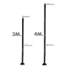 mat-poteau-4-metres-pour-tete-tete-visser-eclairage-public-noir
