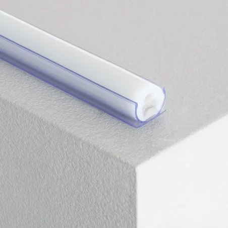 1m profilé plastique pvc pour ruban led neon flexible monochrome 360