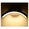 APPLIQUE MURALE CURVILIGNE LED 6 W 3000K GRIS ANTHRACITE IP54