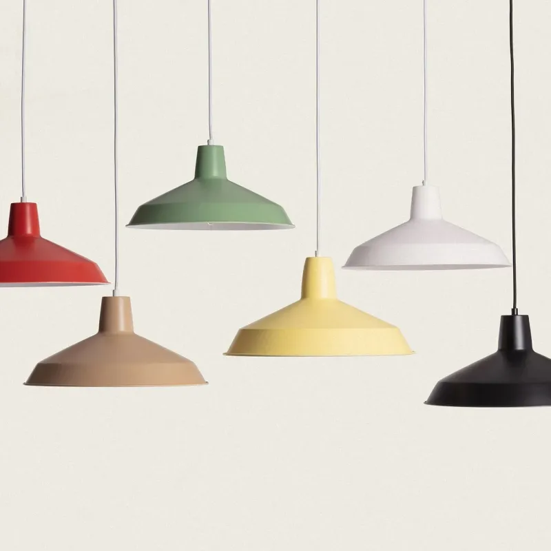 suspension-metal-40cm-culot-e27-220v-6-couleurs