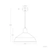 suspension-metal-40cm-culot-e27-220v-6-couleurs
