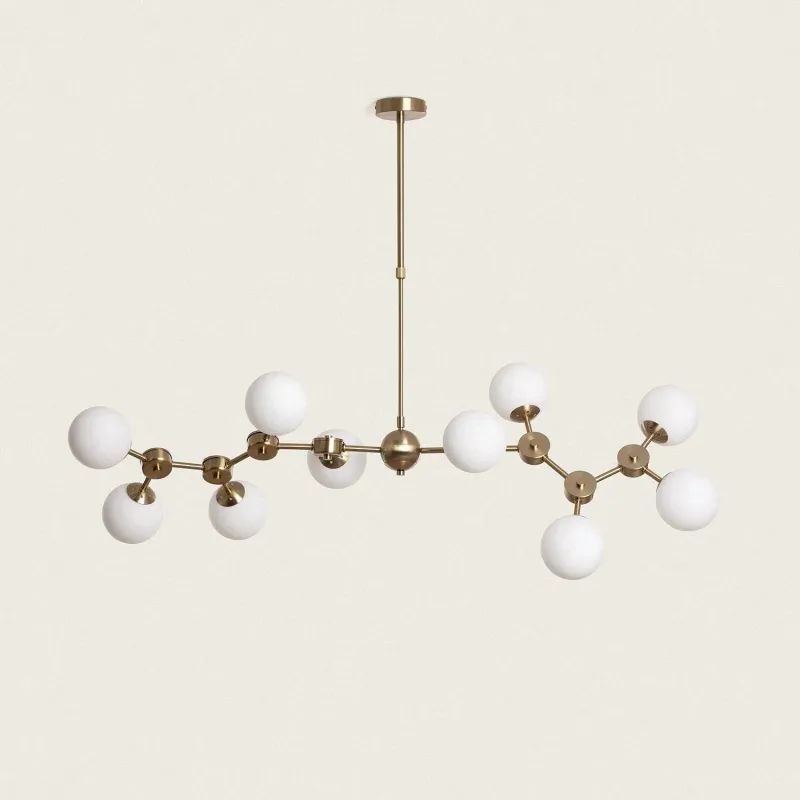 plafonnier-metal-4-boules-verre-blanche-culot-g9