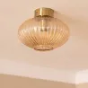 plafonnier-metal-et-verre-24cm-culot-e27