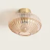 plafonnier-metal-et-verre-24cm-culot-e27