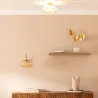 plafonnier-metal-et-verre-24cm-culot-e27