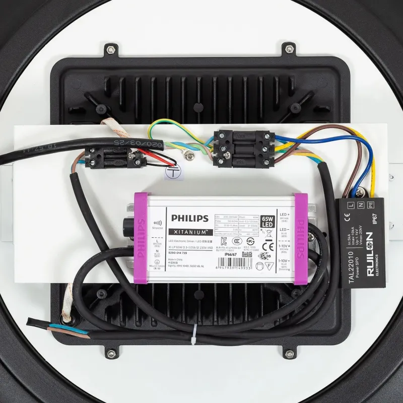 tete-de-candelabre-40w-led-philips-6000-lumens-variable-1-10v-eclairage-public-parking-routier