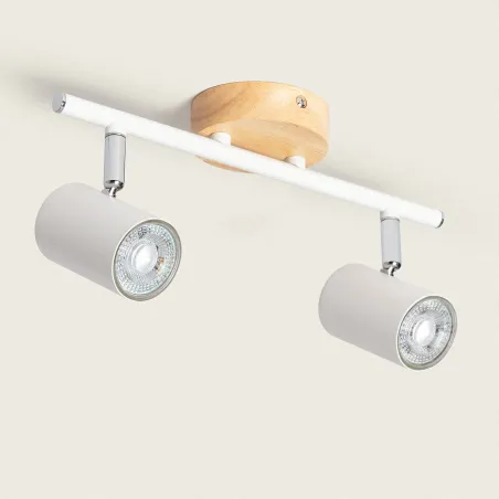 applique-eclairage-mural-et-de-plafond-spot-patere-orientable-bois-et-metal-blanc-gu10