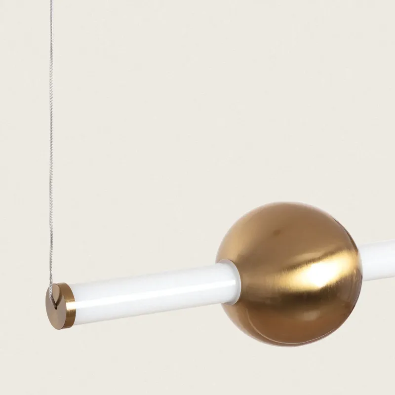 suspension-barre-led-14w-metal-dore-60cm-suspendu