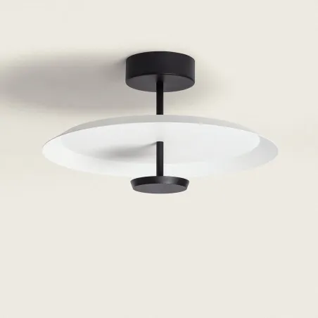 suspension-led-10w-disque-lampe-suspendu-blanc-ou-noir