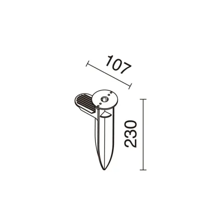 piquet-pour-applique-projecteur-kalos-et-disc