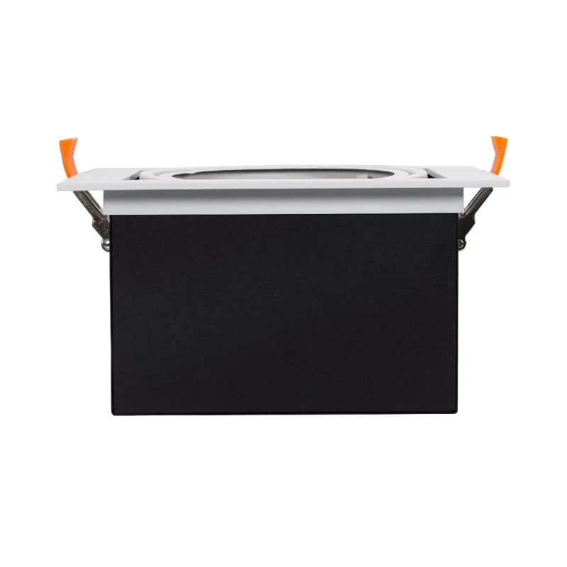 downlight luminaire encastrable 155x155mm orientable 15w led dimmable 3000k-4000k-5500k