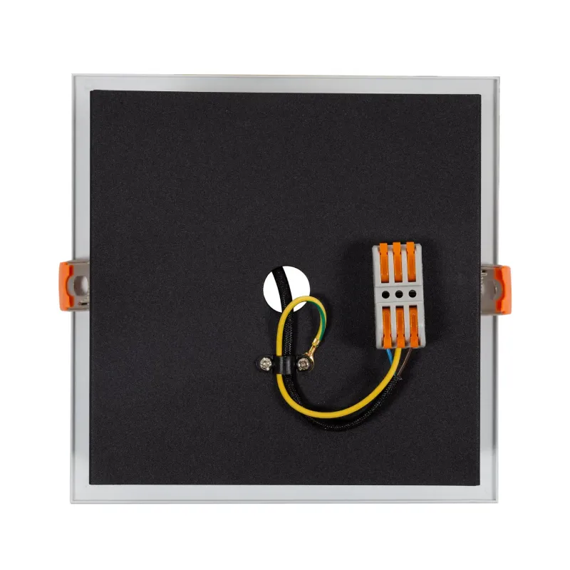 downlight luminaire encastrable 155x155mm orientable 15w led dimmable 3000k-4000k-5500k